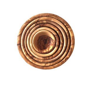 6 in 1 kommetjes uit olijfhout