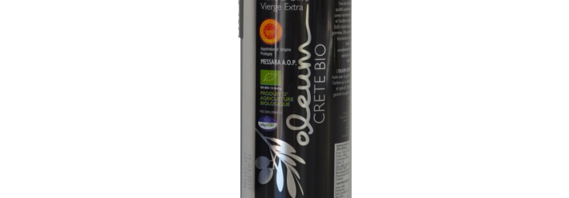 Oleum BIO Extra Virgin olijfolie Blik 500 ml