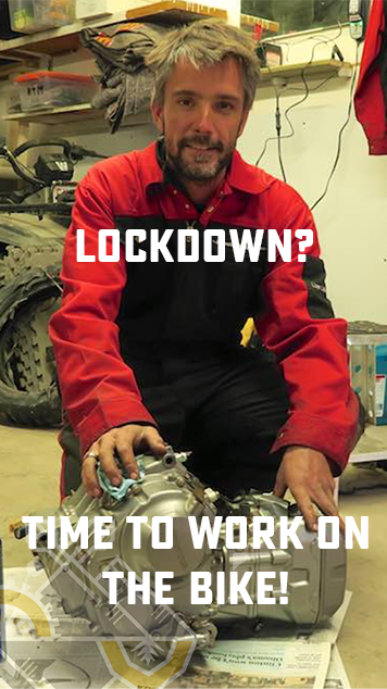 Lockdown? Time to work on the bike!