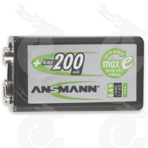 Ansmann NiMH 200mAh 9 V Block Ansmann NiMH 200mAh 9 V Block