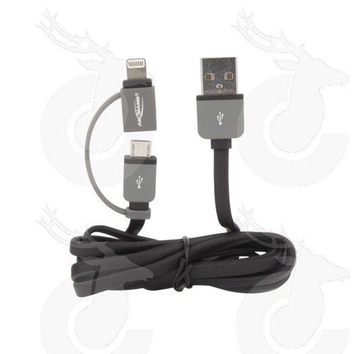 Ansmann USB 2in1 Daten- und Ladekabel