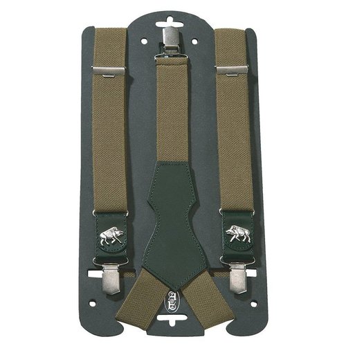AKAH Hosenträger mit Leder Sau AKAH Hosenträger mit Leder Sau