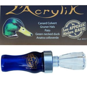 L'Acrylik Eenden lokfluit mallard single