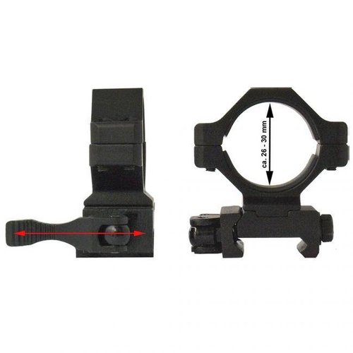 Lensolux 1-piece quick-change lever mounting 21.5 mm