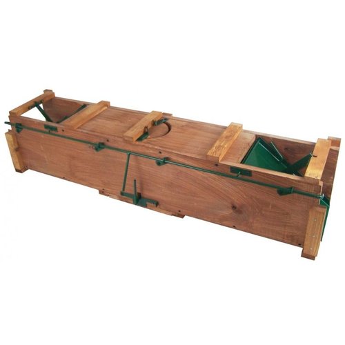 Wooden box trap extra approx 118x26x26 cm