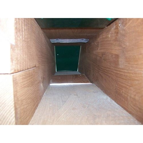 Wooden box trap extra approx 118x26x26 cm