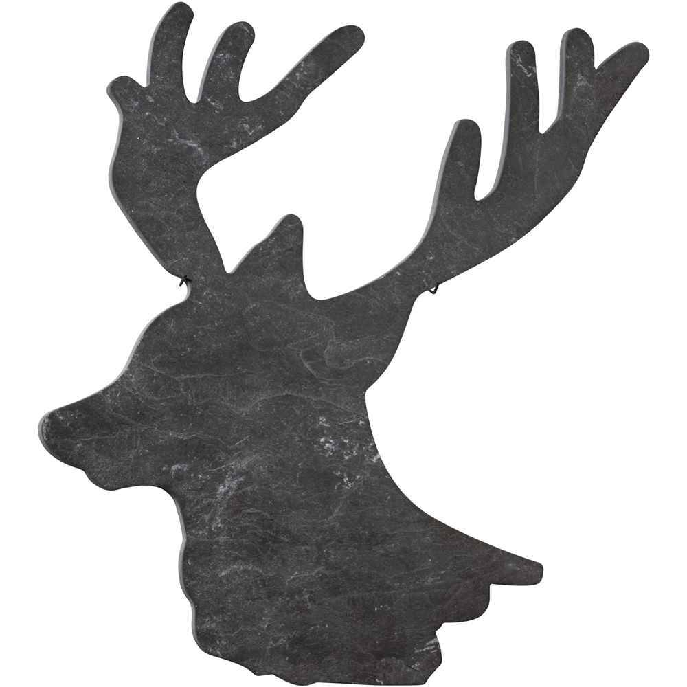 deer head outline profile