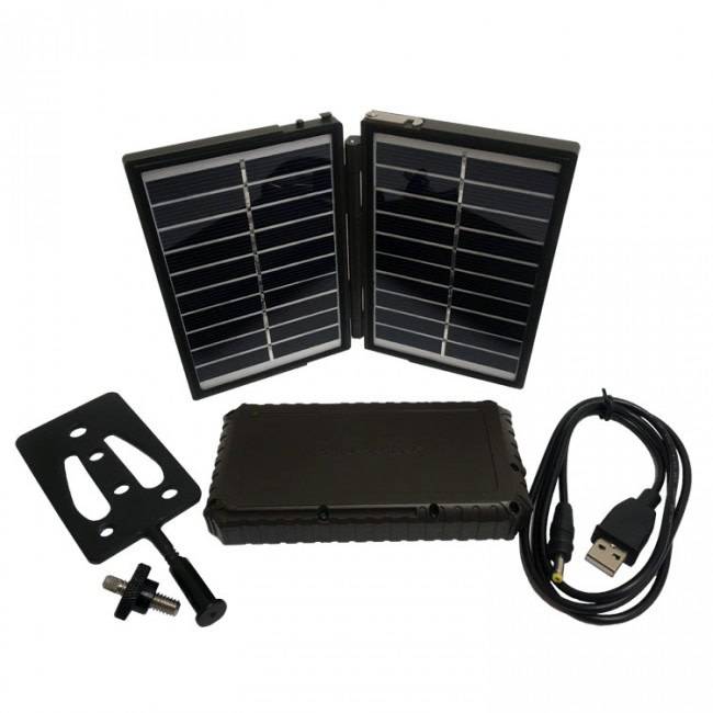 Trail Camera Solar Panel Charger And 70mah Power Bank Olive