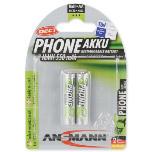 Ansmann NiMH 550 mAh Phone Micro Ansmann NiMH 550 mAh Phone Micro