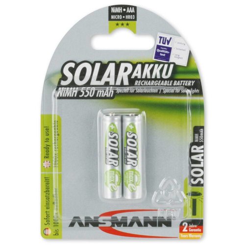 Ansmann NiMH 550mAh Solar Micro Ansmann NiMH 550mAh Solar Micro