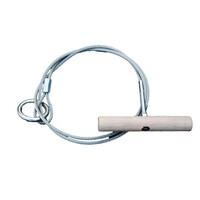 Wildsleephaak staaldraad beuken handgreep D5mm x 150cm