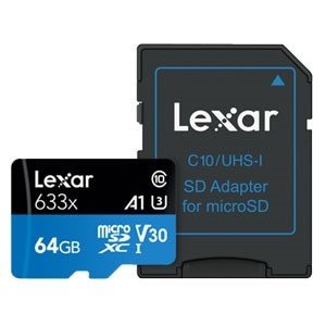 Lexar microSDXC HP UHS-I 633 x 64 GB
