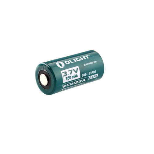 Olight RCR123A Batterie 3.7V 650mAh Wiederaufladbar Olight RCR123A Batterie 3.7V 650mAh Wiederaufladbar