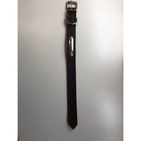 Halsband met siernaad en schild