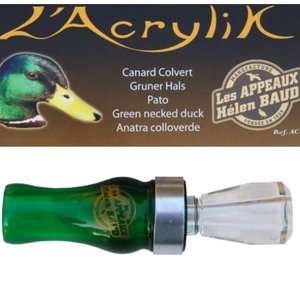 Helen Baud Decoy Flute Duck With Double Reed