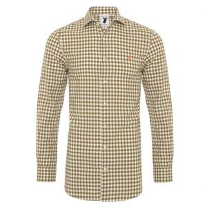 Koedoe & Co Shirt Shooting Fit Olive Green Checked S