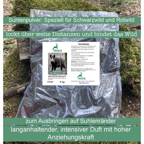 Wildlutscher Wallow Powder for boars | attracts, binds and guides