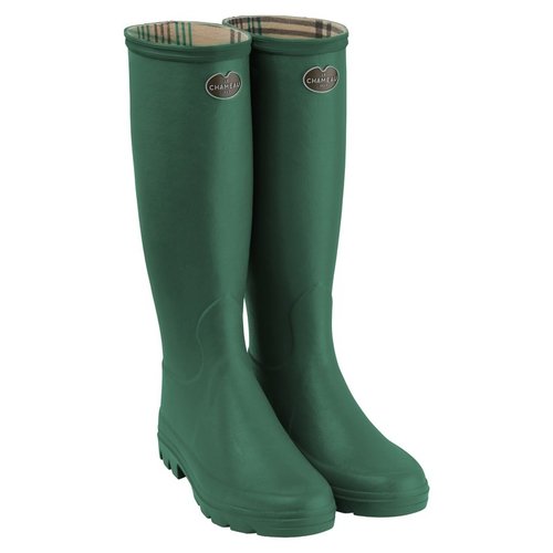 Le Chameau Women's boot Iris Jersey 0096 Vert Foncé Size 40