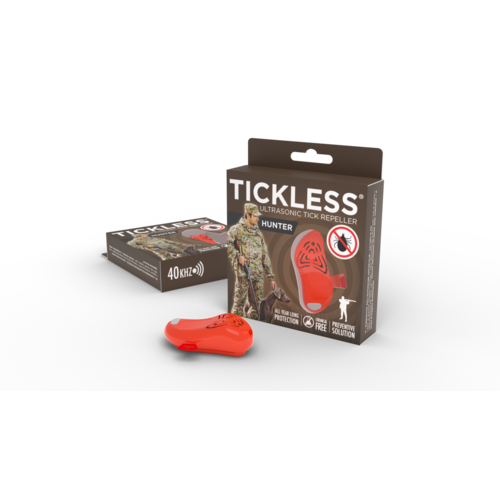 Tickless Ultrasonic Tick Repeller Hunter Orange
