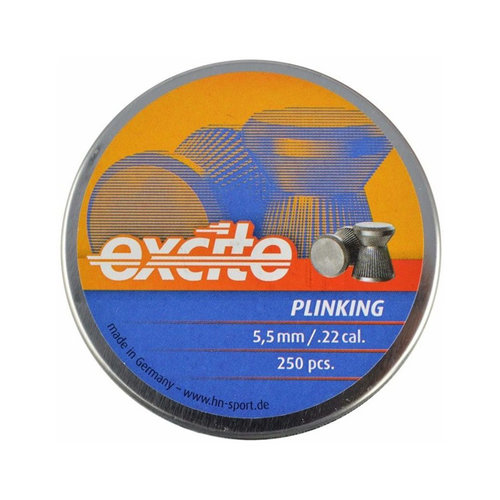 Excite Plinking Air rifle and air pistol pellets 5.5mm