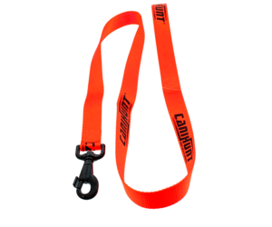 CANIHUNT Hundeleine Einfach Rund – 1,5 M, Polyester Geflochten, Neongelb