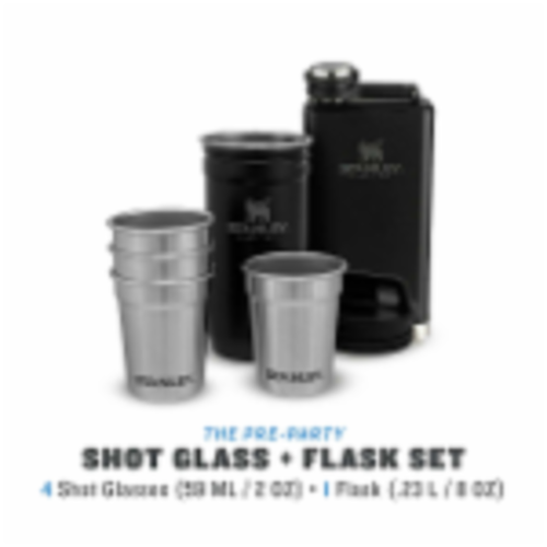 Stanley Shotglass + Flask Set