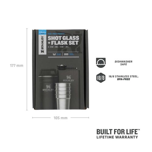 Stanley Shotglass + Flask Set