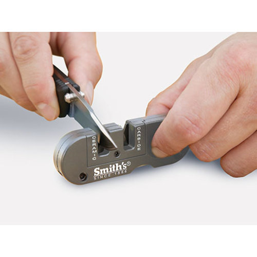 Smith's Pocket Pal G10 Knife Sharpener - Black - 2 Stage Sharpener