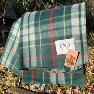 Edinburgh Tartan wollen plaid Green