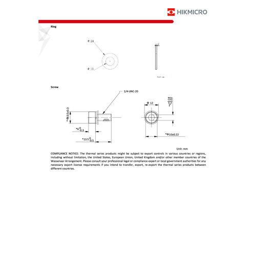 Hikmicro Mount Standard Picatinny for Panther/Thunder