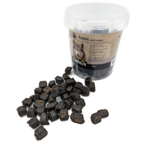 Carnis Rabbit mini cubes 350g (bucket)