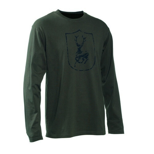 Deerhunter Logo T-shirt L/S Shield Logo