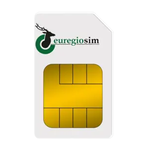 EuregioSim SIM-kaart 75 MB voor wildcamera's / per jaar