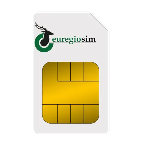 EuregioSim SIM-kaart 75 MB voor wildcamera's / per jaar