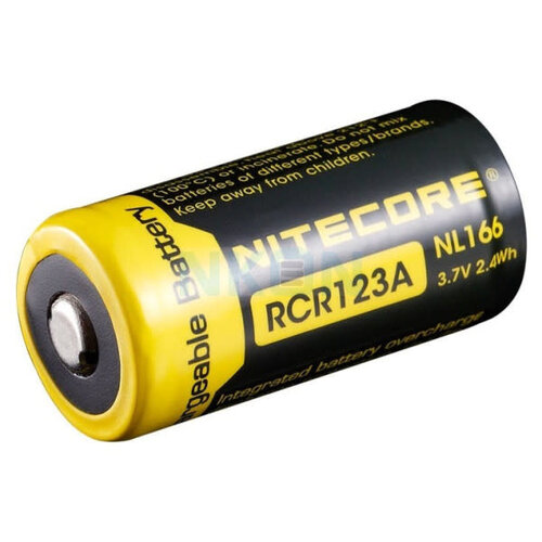 Nitecore RCR123A NL166 650mAh - 4A