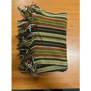 Skogen Strickschal 30x170cm multicolor stripe