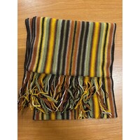 Strickschal 30x170cm multicolor stripe
