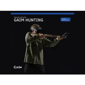 Gaim GAIM Hunting Wooden Rifle incl 5 games