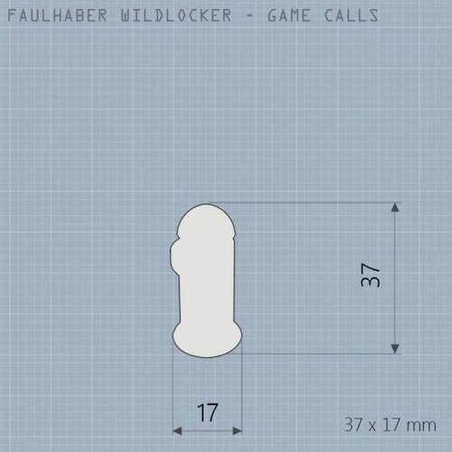 Faulhaber Kleine  Rehblatter-Garnitur S im 3er Set + Altgeiss