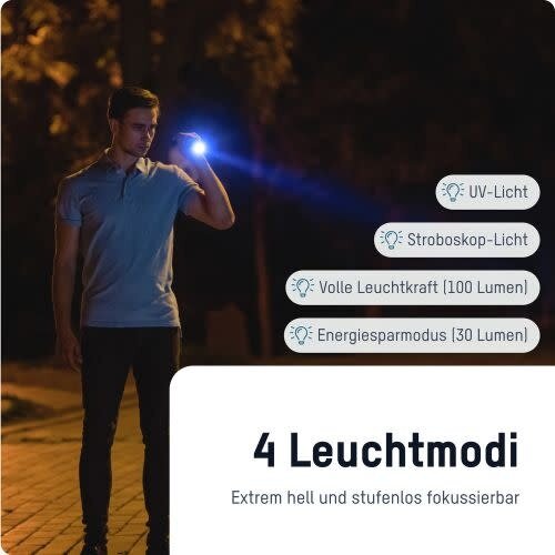 Ansmann LED zaklamp 400 UV op batterijen