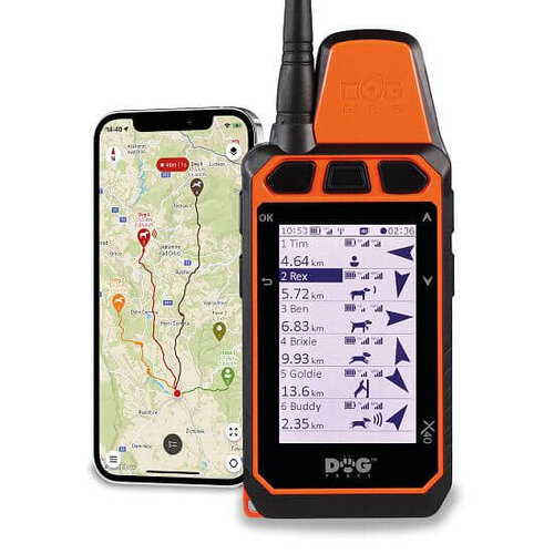 Dog Trace Receiver - handheld device for DOG GPS X40