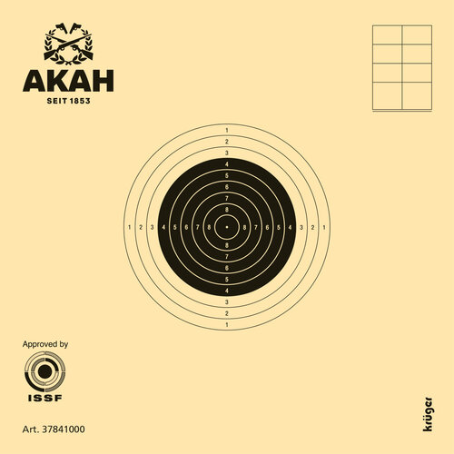 Air rifle UIT target 10 x 10 cm Air rifle UIT target 10 x 10 cm