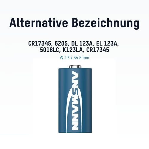 Ansmann Lithium 3V CR123A