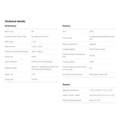 Zeiss ZEISS Secacam 3 + Power Pack