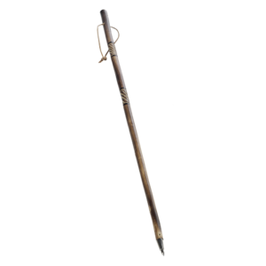 Fritzmann Inca-style walking and driving stick, flamed