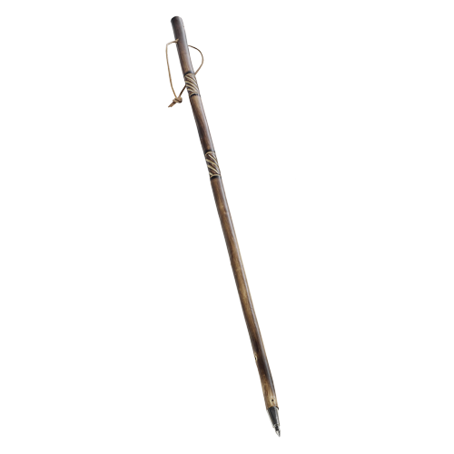 Fritzmann Inca-stijl wandel- en drijverstok, gevlamd