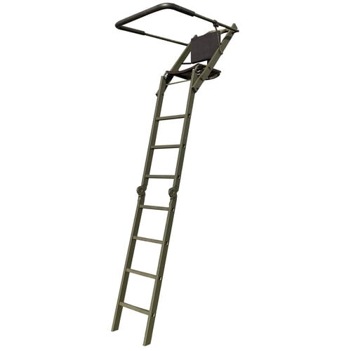 Opklapbare aanzitladder