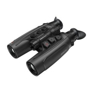 Hikmicro Habrok 4K 2.0 HE25L verrekijker: thermisch en optisch beeld.