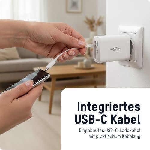 Ansmann Home Charger 230PD met kabel Ansmann Home Charger 230PD met kabel