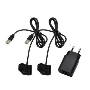 Dog Trace Dual power adapter with USB cables and DOG GPS clips Dog Trace Dual power adapter with USB cables and DOG GPS clips